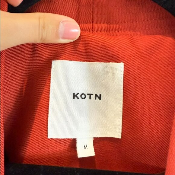 KOTN Orange Short Waisted Cropped Blazer - Picture 5 of 10